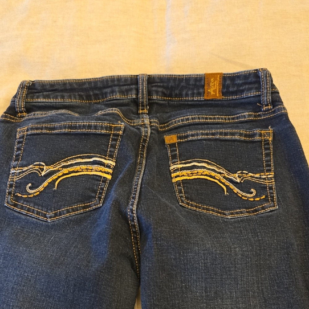 Wrangler Blue Jeans with Gold Accents 2 Pr Available